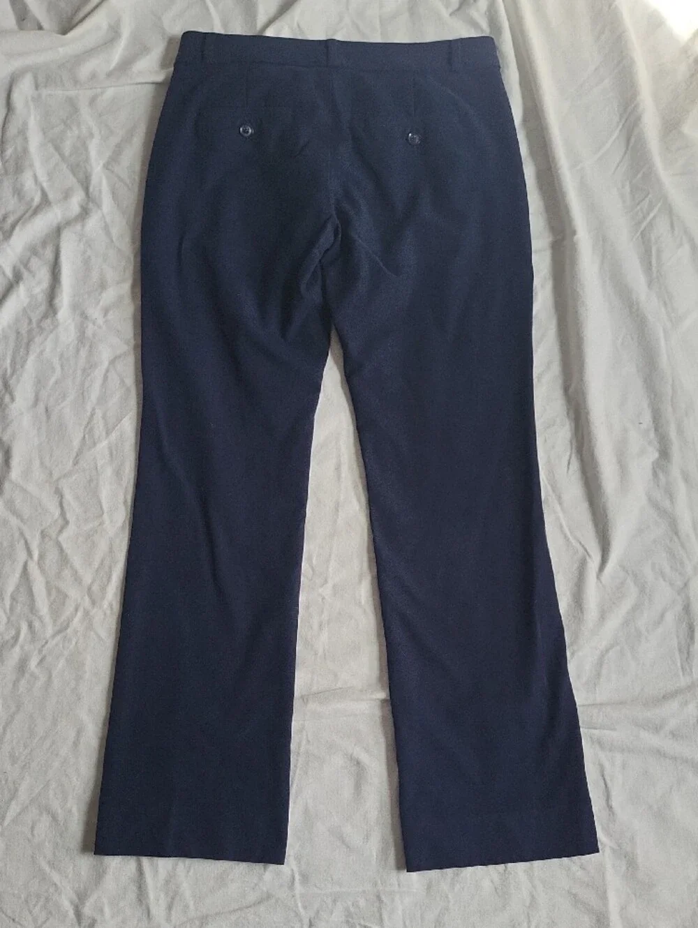 Banana Republic Logan Navy Straight-Leg Dress Pants 0 Short